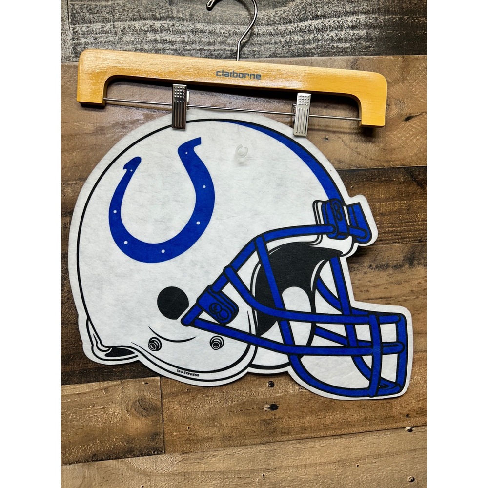 Indianapolis Colts NFL Football Helmet‎ Felt Pennant Wall Decor Tag Express